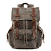 Canvas Drawstring Backpack | TALLINN - Army Grey