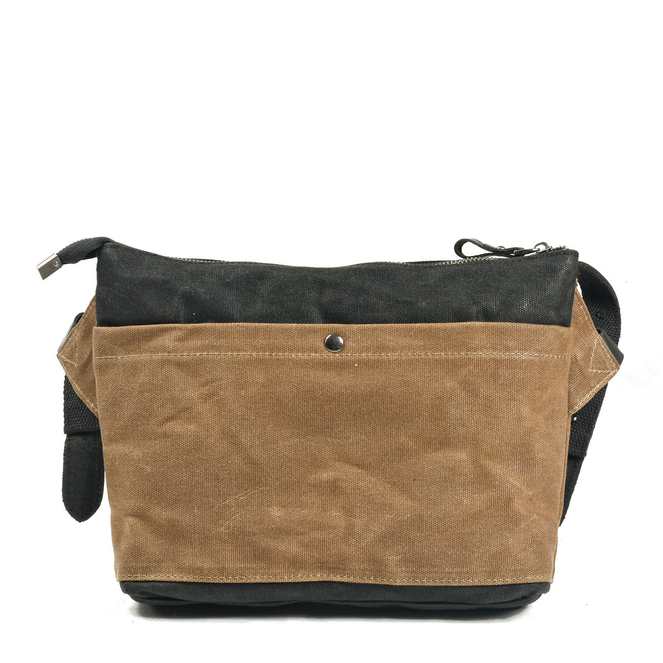 canvas leather crossbody bag