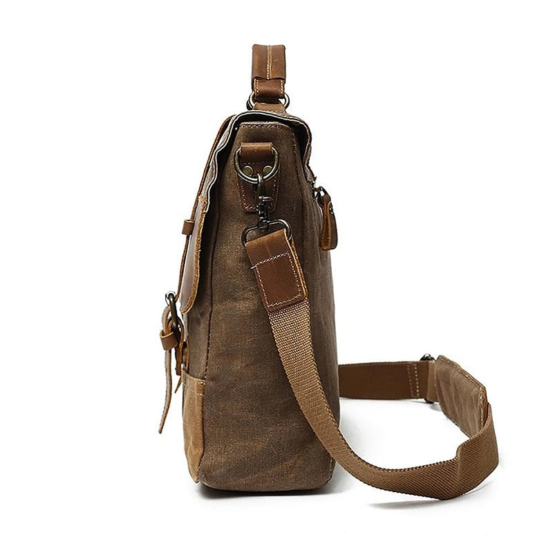 canvas messenger bag for men