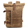 Mochila de Lona para Mota | GSTAAD - Caqui