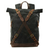 Canvas Rucksack Backpack | OSLO - Black