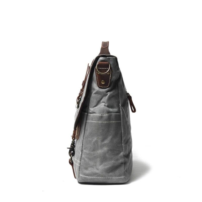   canvas shoulder messenger bag