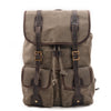 Canvas Travel Backpack | CALGARY - Green Army