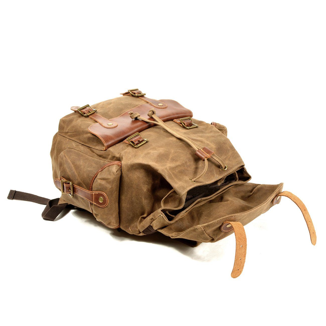 Hermès Vintage - Herbag Canvas Backpack - Brown Beige - Canvas Backpack -  Avvenice