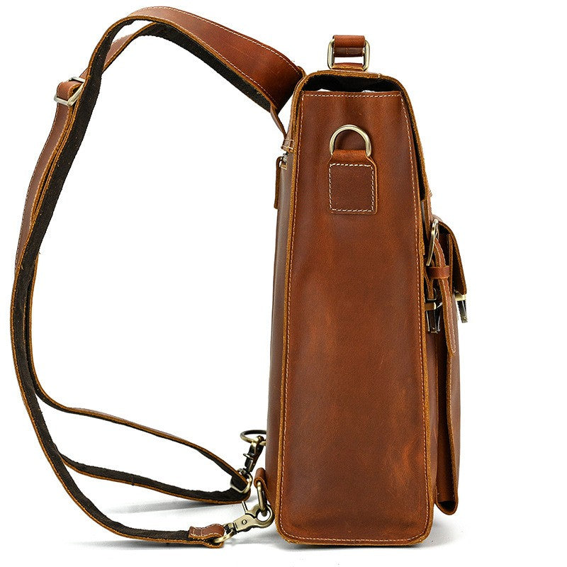 convertible leather backpack satchel Leather Convertible Backpack | OWAÏ