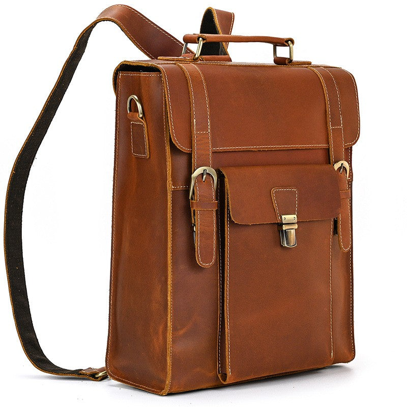 Ava Genuine Leather Convertible Backpack - Foressence