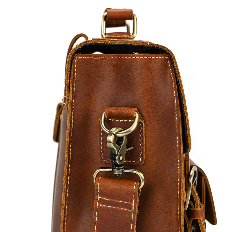 Leather Convertible Backpack - Unisex Everyday Bag