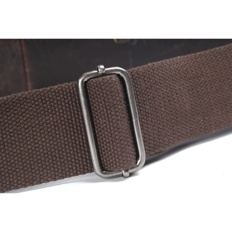 cotton strap of the cotton duffle bag