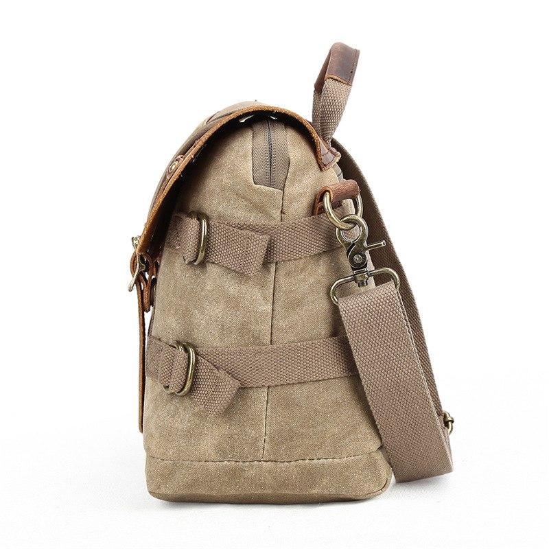 Sacoche vintage en cuir véritable pour hommes de 18 pouces, mallette Sacoche vintage en cuir véritable pour hommes de 18 pouces, mallette