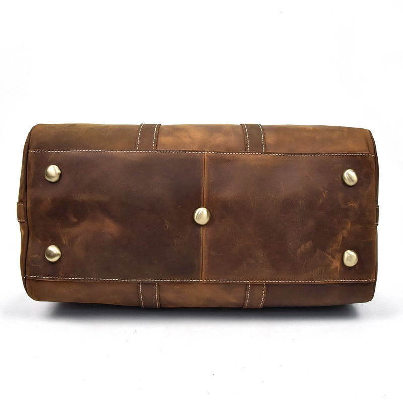 designer leather holdall