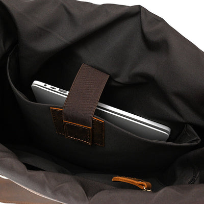 durable leather backpack