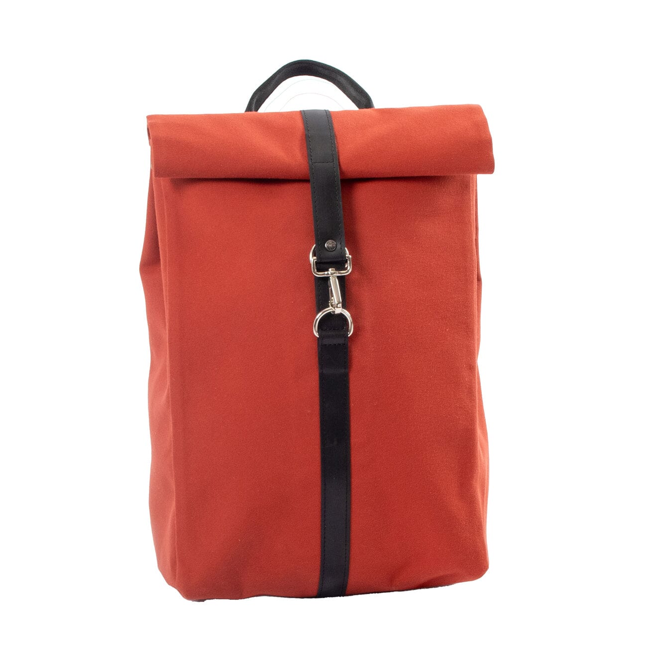 orange environmentally friendly backpack