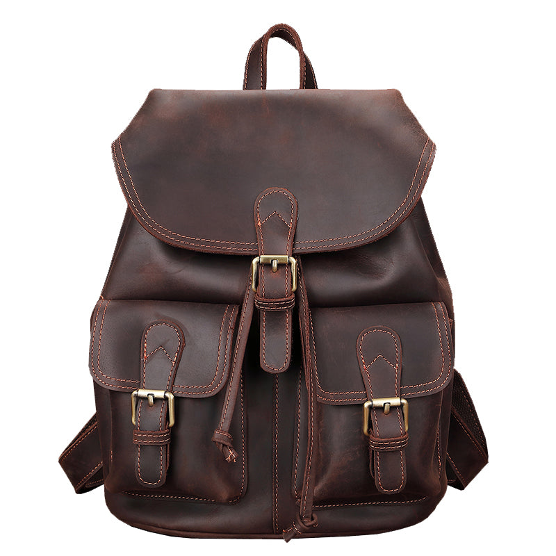 genuine leather satchel