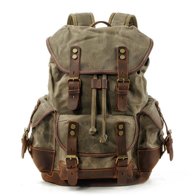 Up To 86% Off on Vintage Retro Canvas Backpack