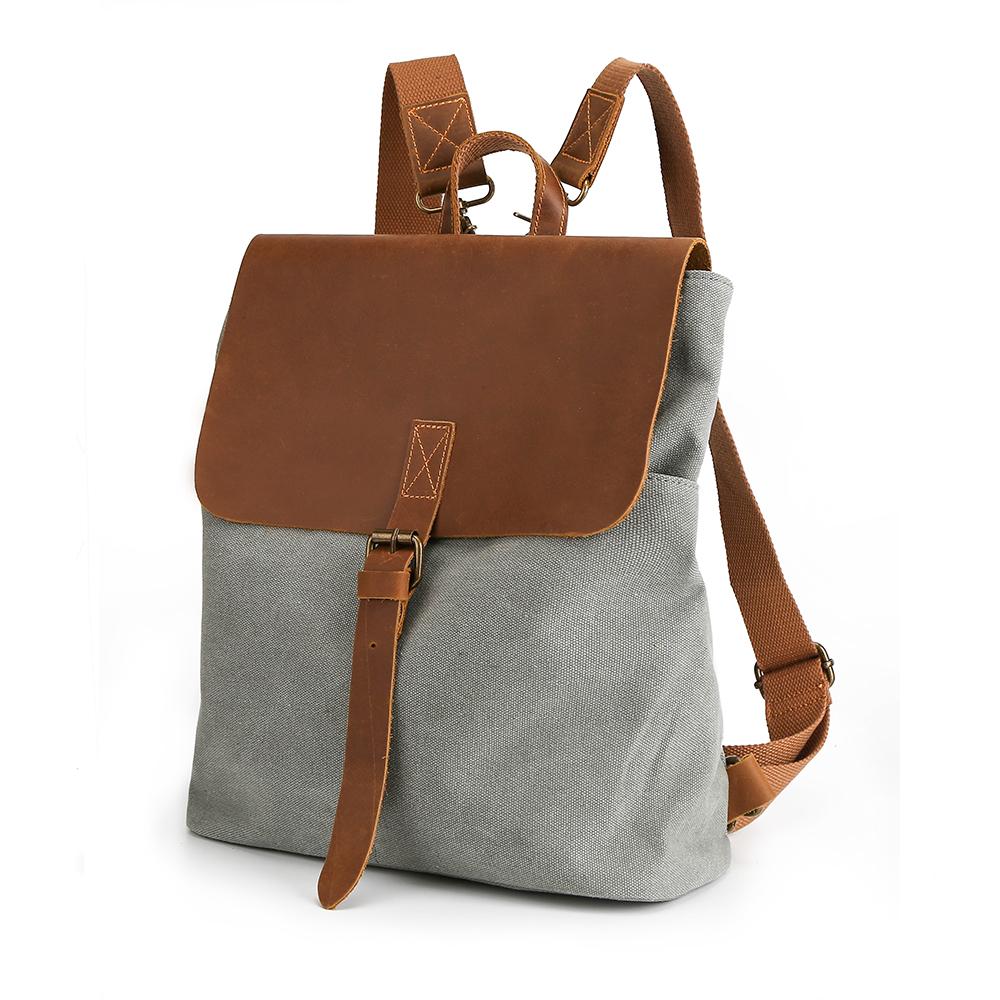 Grey rucksack handbag best sale