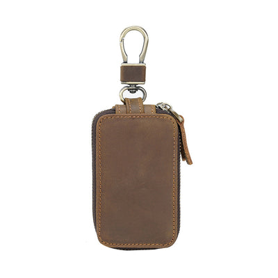key holder leather pouch