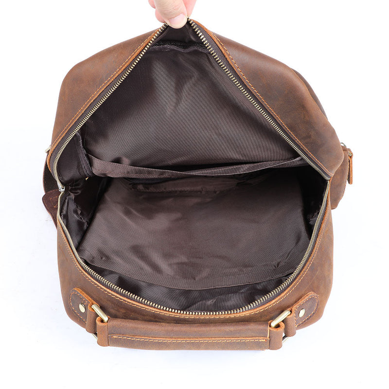 ladies leather backpack