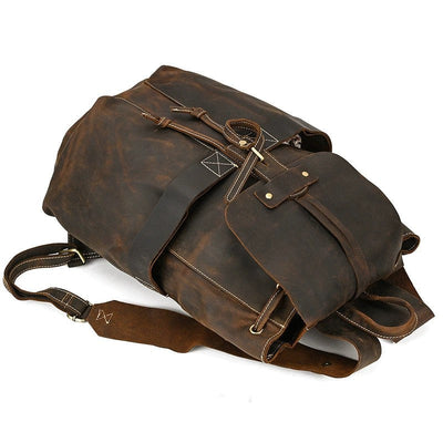 ladies leather backpack