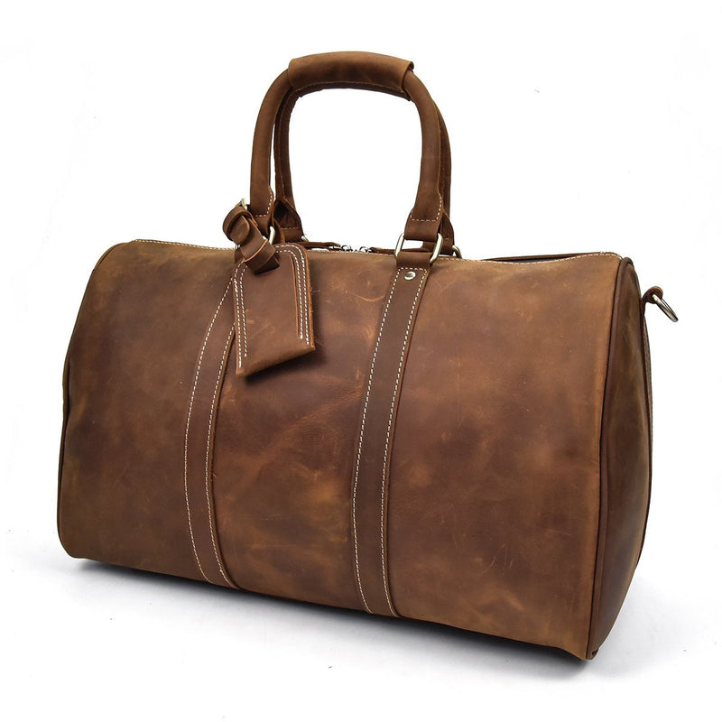 ladies leather holdall