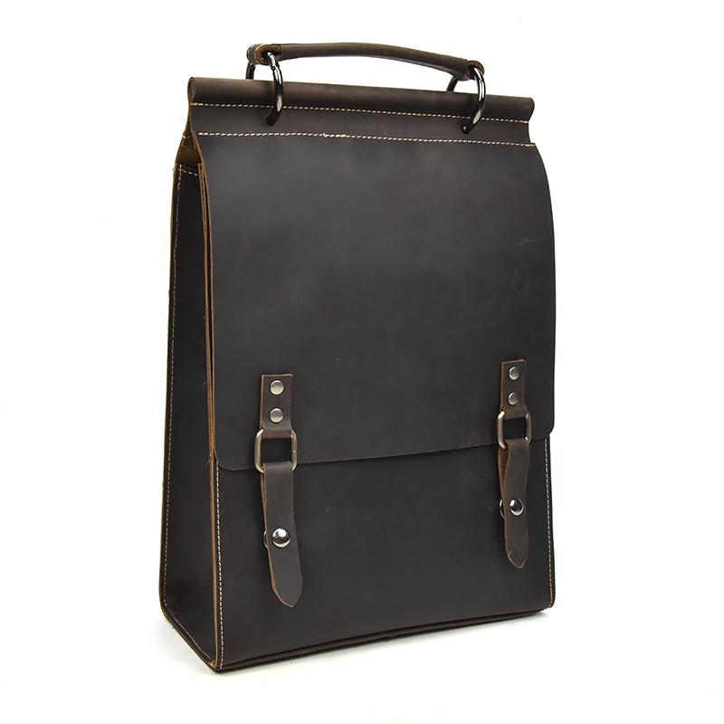 ladies leather rucksack