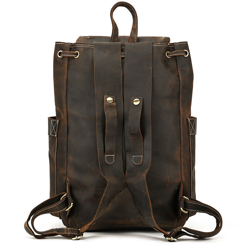 Ladies Leather Backpack KYIA Brown