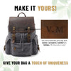 Waxed Canvas Backpack | LATVIA - Light Grey / Yes