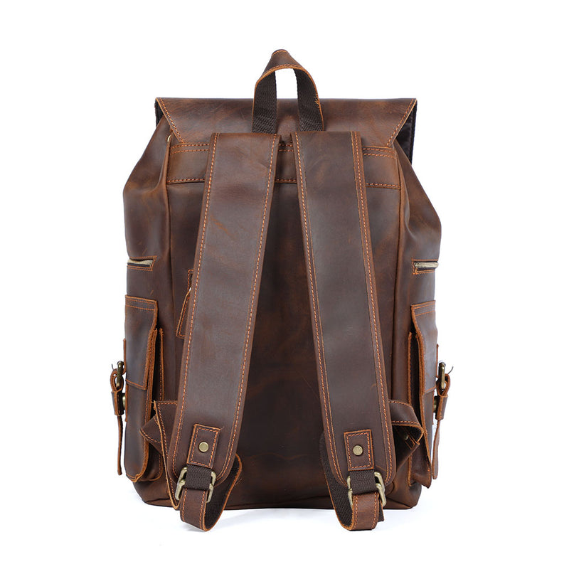 leather backpack bag