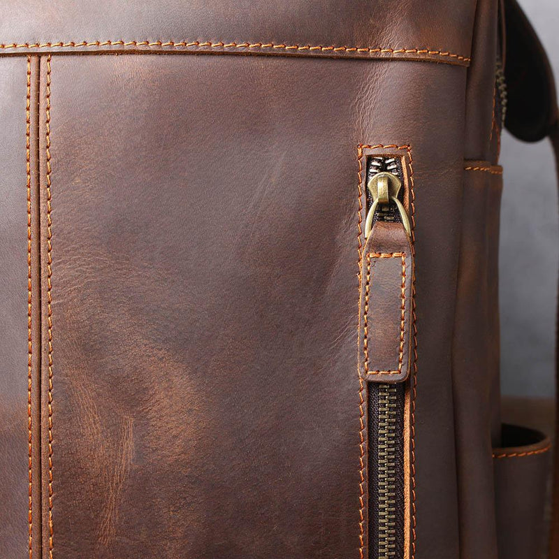 leather bag backpack