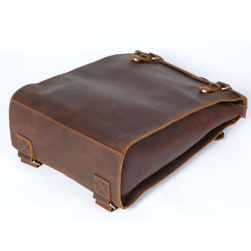 leather carry on backpack