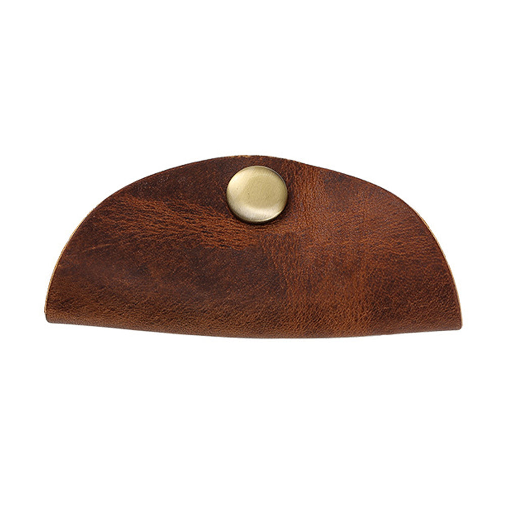 leather clipped earphone holder