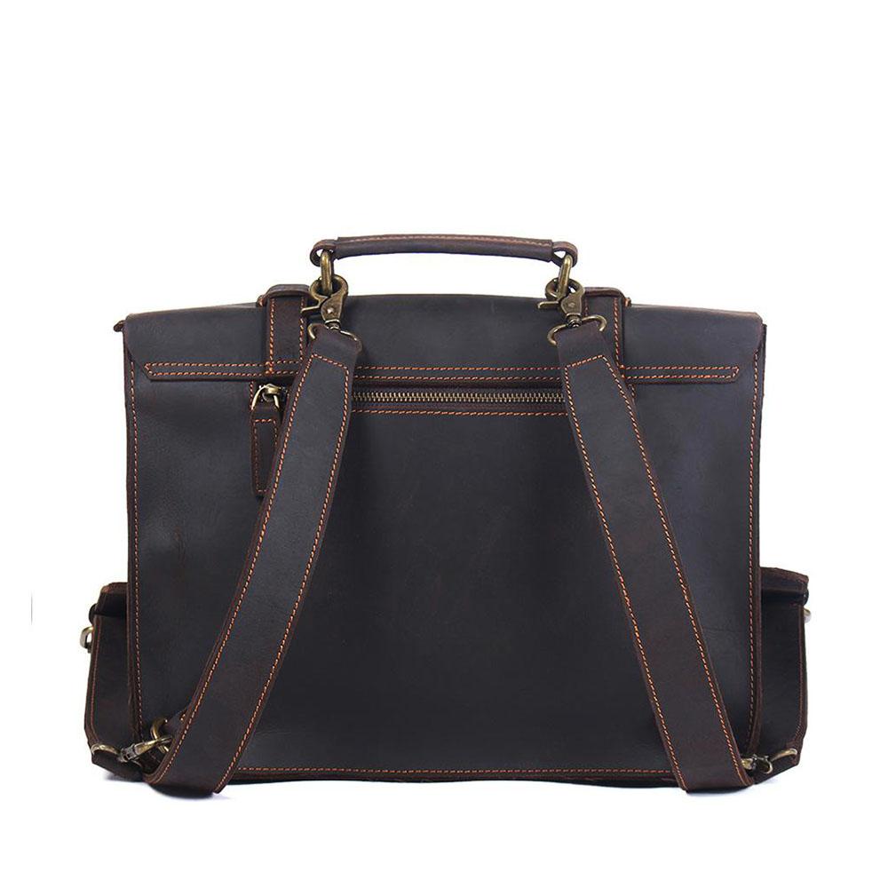 leather courier bag removable straps