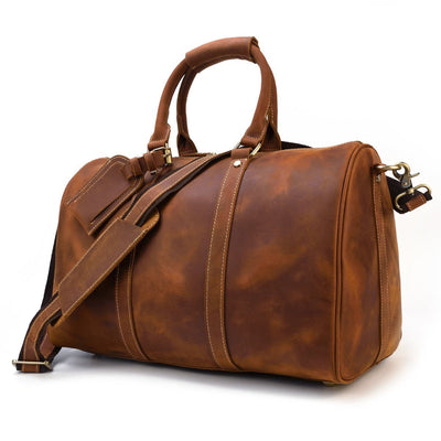 leather duffle bag for ladies
