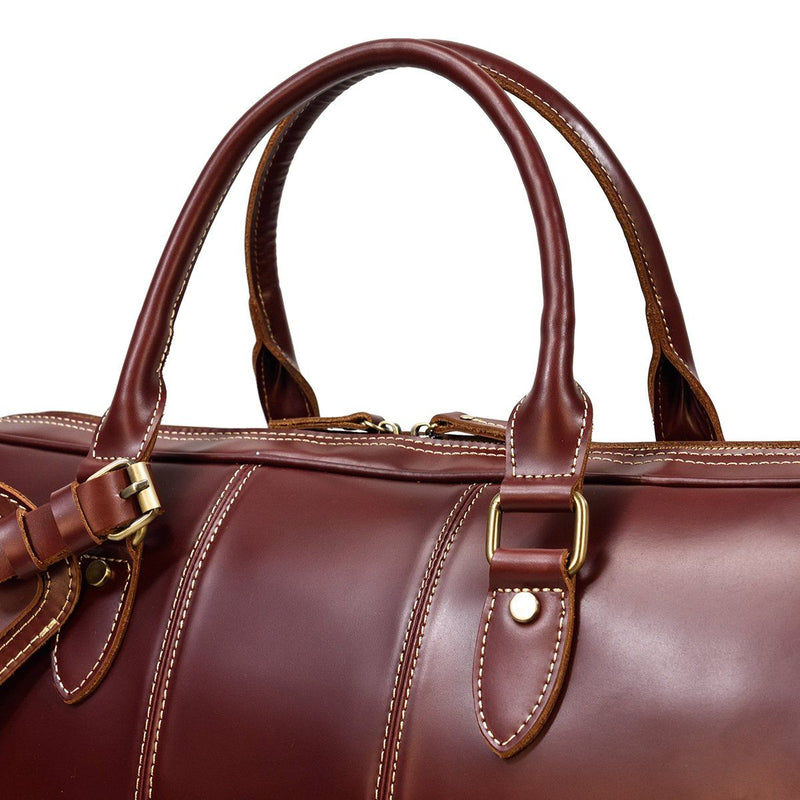 leather duffle weekender bag