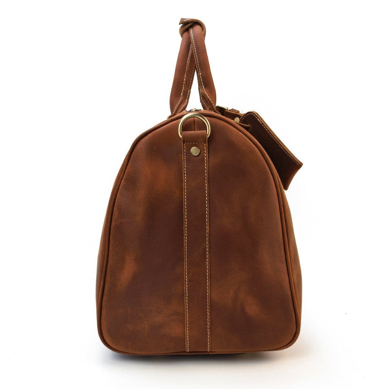 leather duffle weekender bag