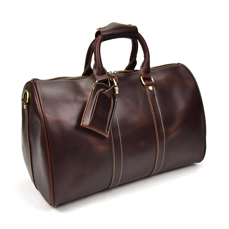 leather holdall bag