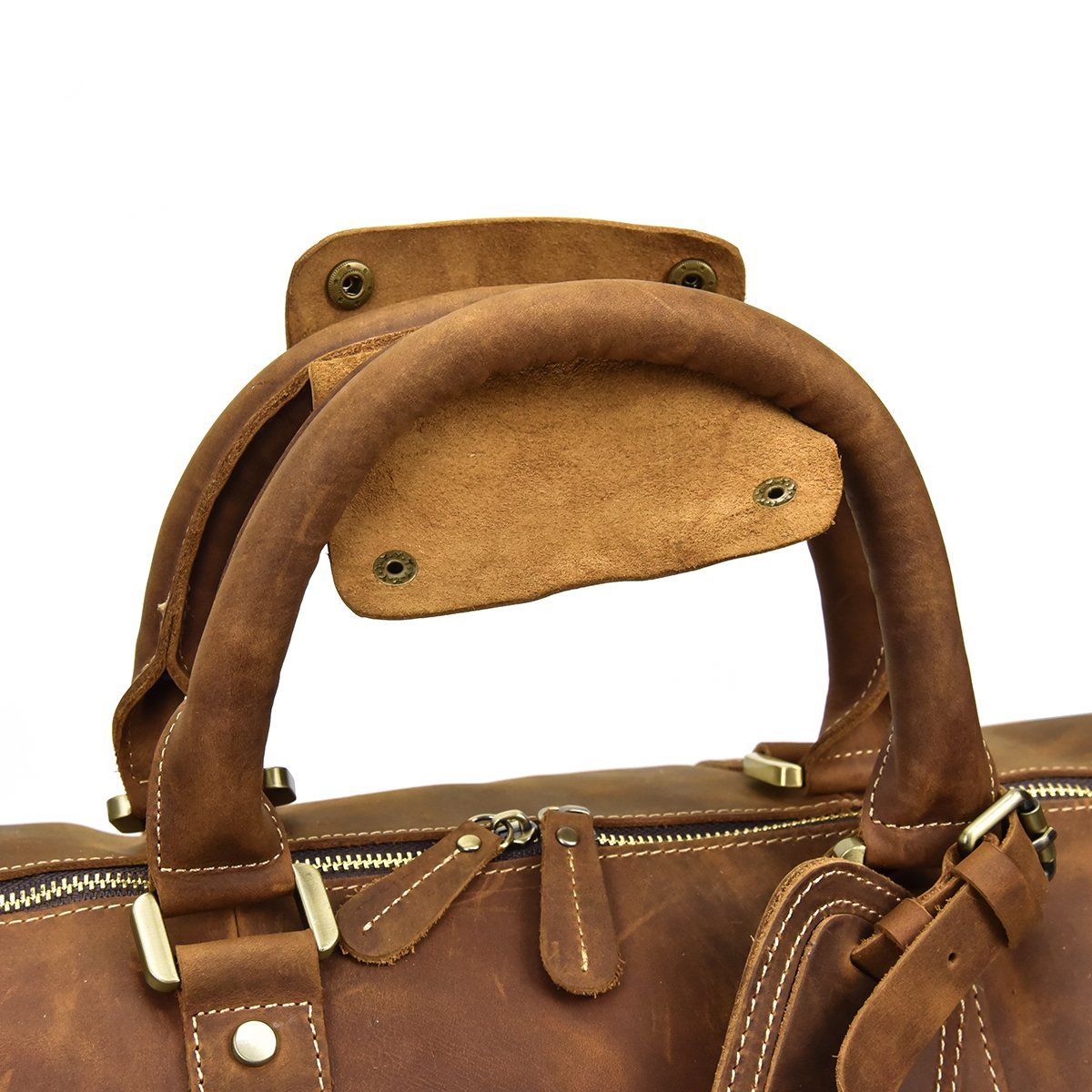 leather holdall womens