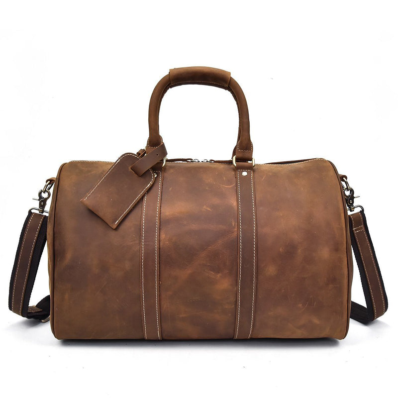 leather holdall womens