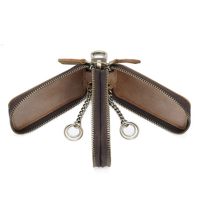leather key case holder