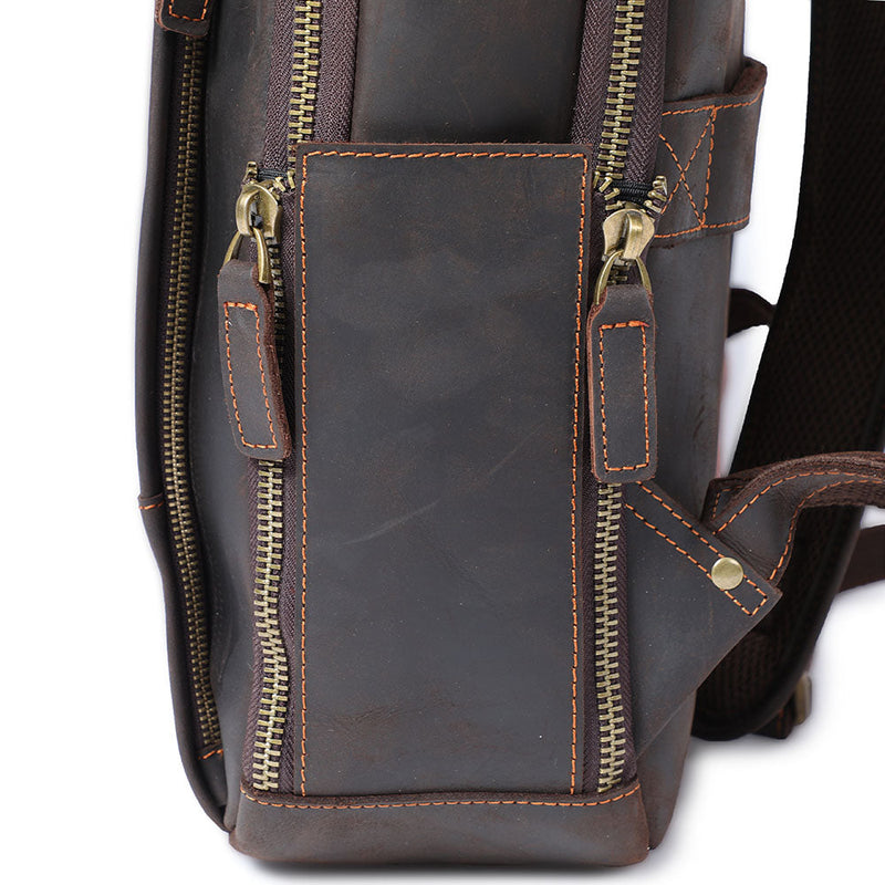 leather laptop bookbag