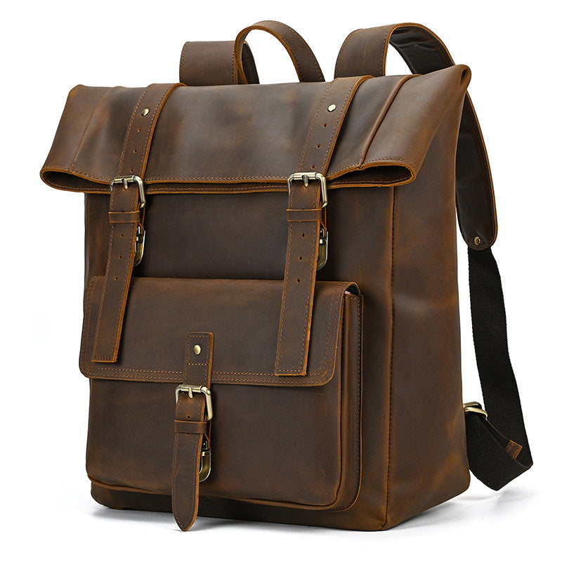 leather outdoor backpack