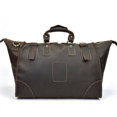 leather overnight bag womens