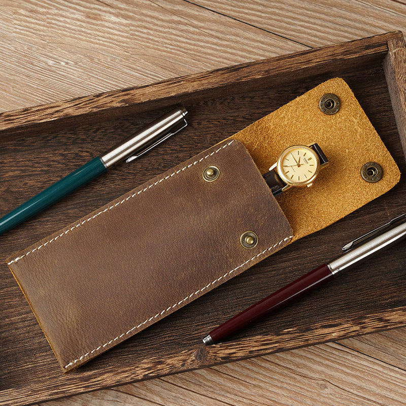 leather pen case