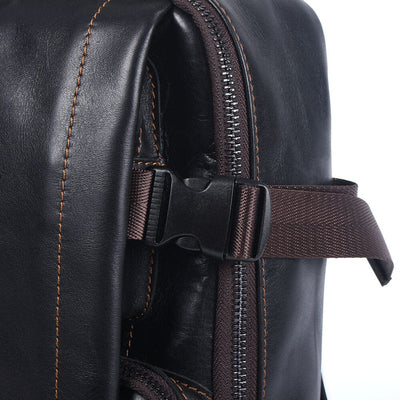 leather rucksack backpack mens
