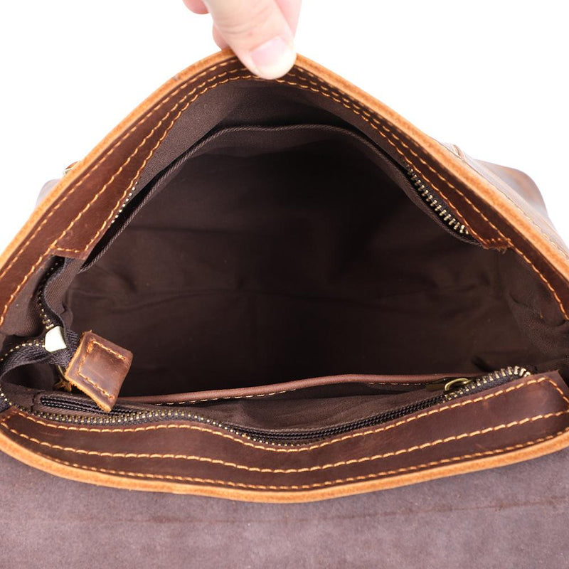 Small Rugsack Small Leather Rucksack - Vintage Fashion Backpack | ITHYA