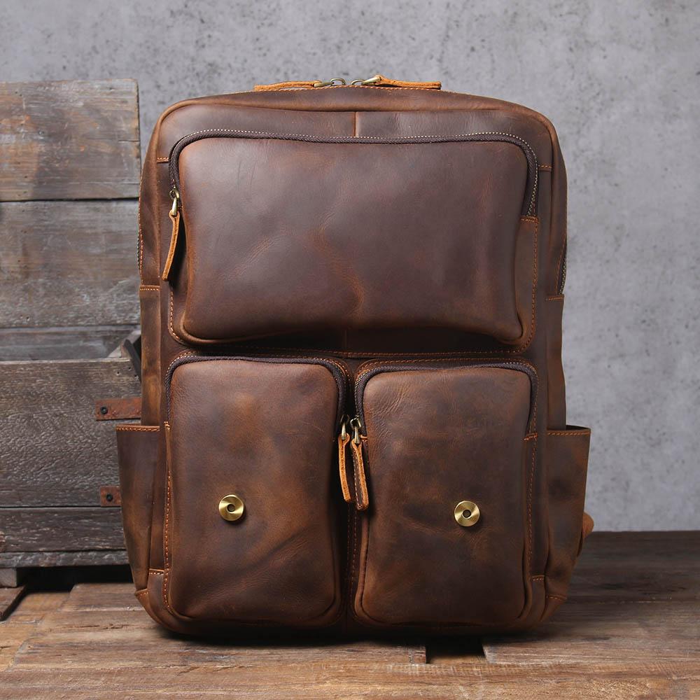 brown leather backpack uk Rucksack Surface Seducer® Double Barrel it will follow you Series-Name__Alijos Lure Color:Mansfield Magic Treuse