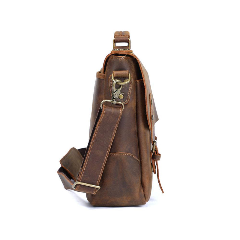 leather shoulder bag women's