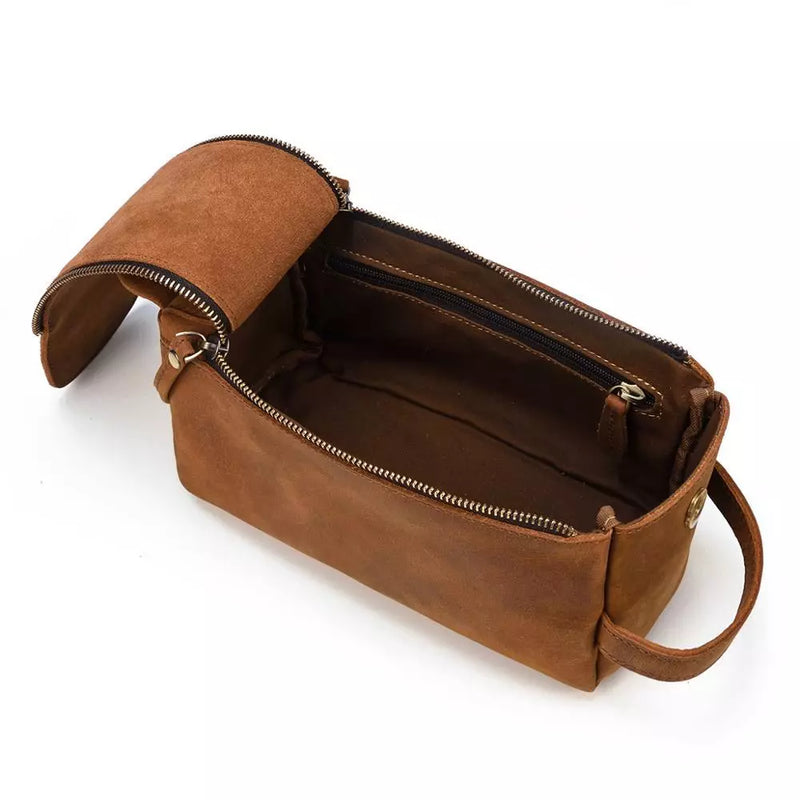 Leather Toilet Bag