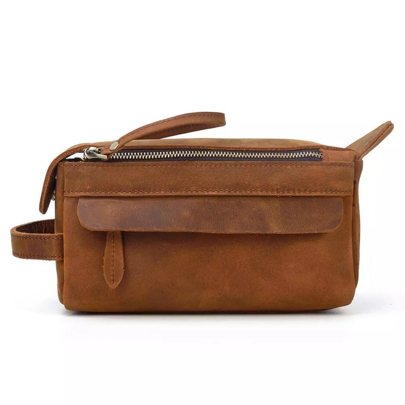 Leather Toilet Bag