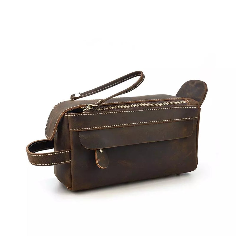 Leather Toilet Bag