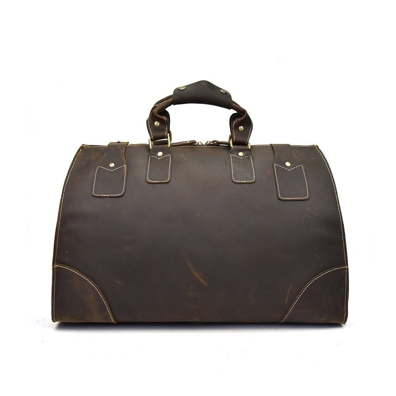 Sac Week End Cuir marron